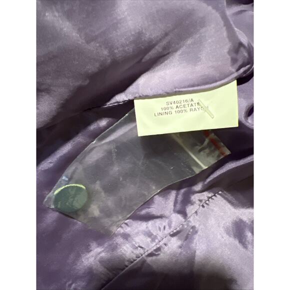 Anthea Crawford Jacket AU16 US12 Green Satin Shimmer Embroidered Floral Beaded - Picture 8 of 14